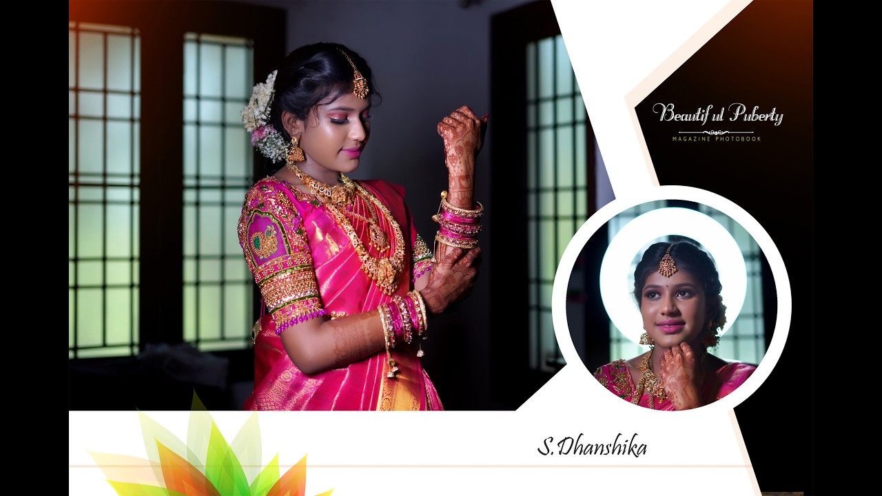 S.Dhanshika Beautiful Puberty Function Highlights 🌸 #collinsstudio #weddingphotography #bridalmakeup