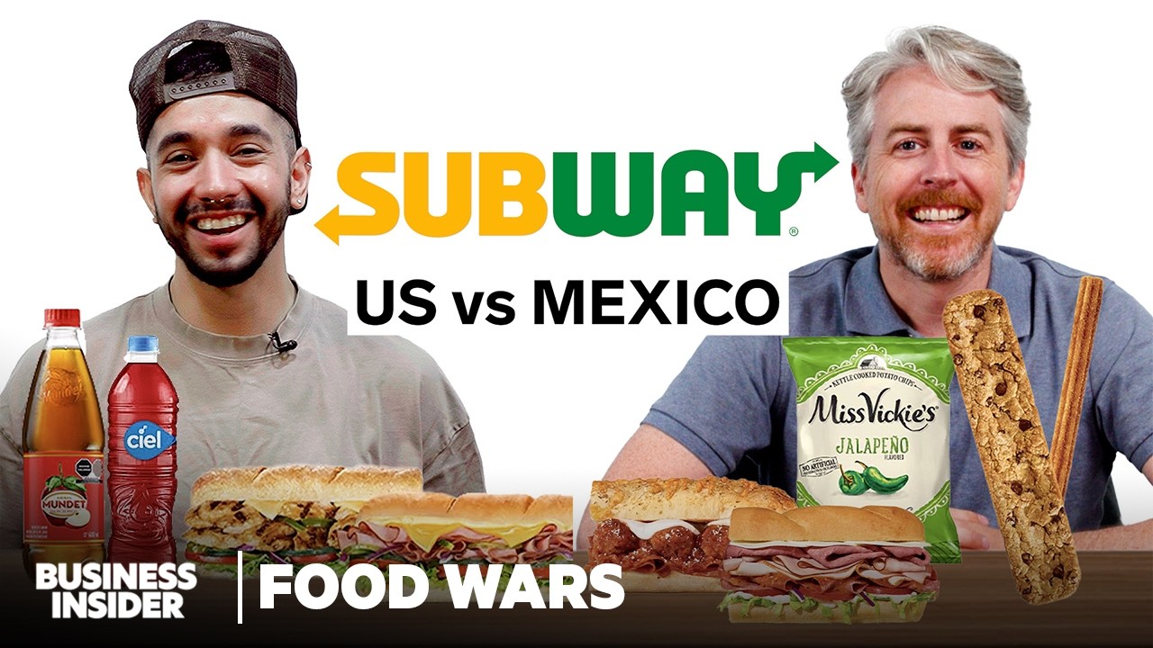 US vs Mexico Subway | Food Wars | Insider Food