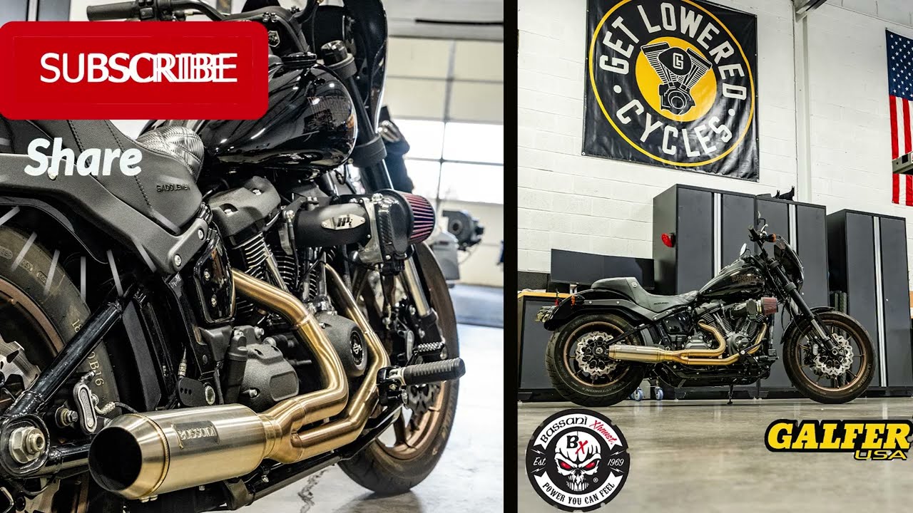Выхлопная система Bassani Super Bike с динамометрическим стендом S&S 475 и аудиоклипом — Harley L...
