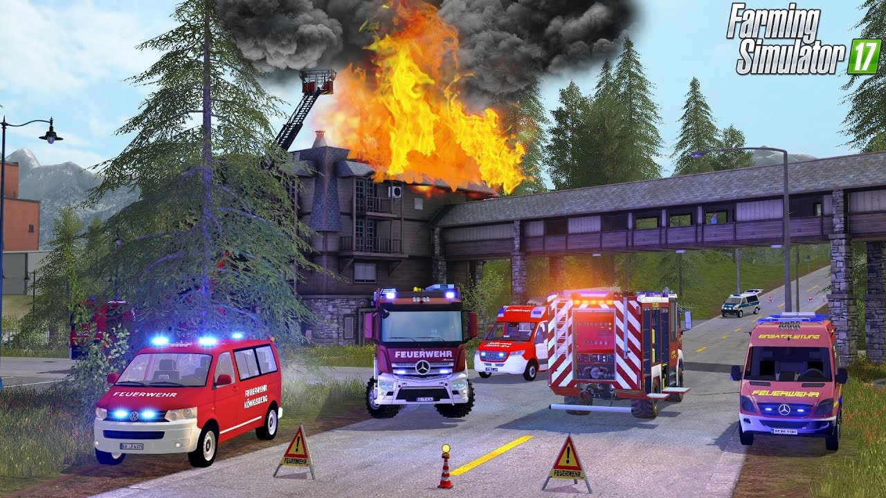 LS17 - XXL Feuerwehr Einsatz am Hotel! Menschenleben in Gefahr! Einsatz für die Feuerwehr Königsberg