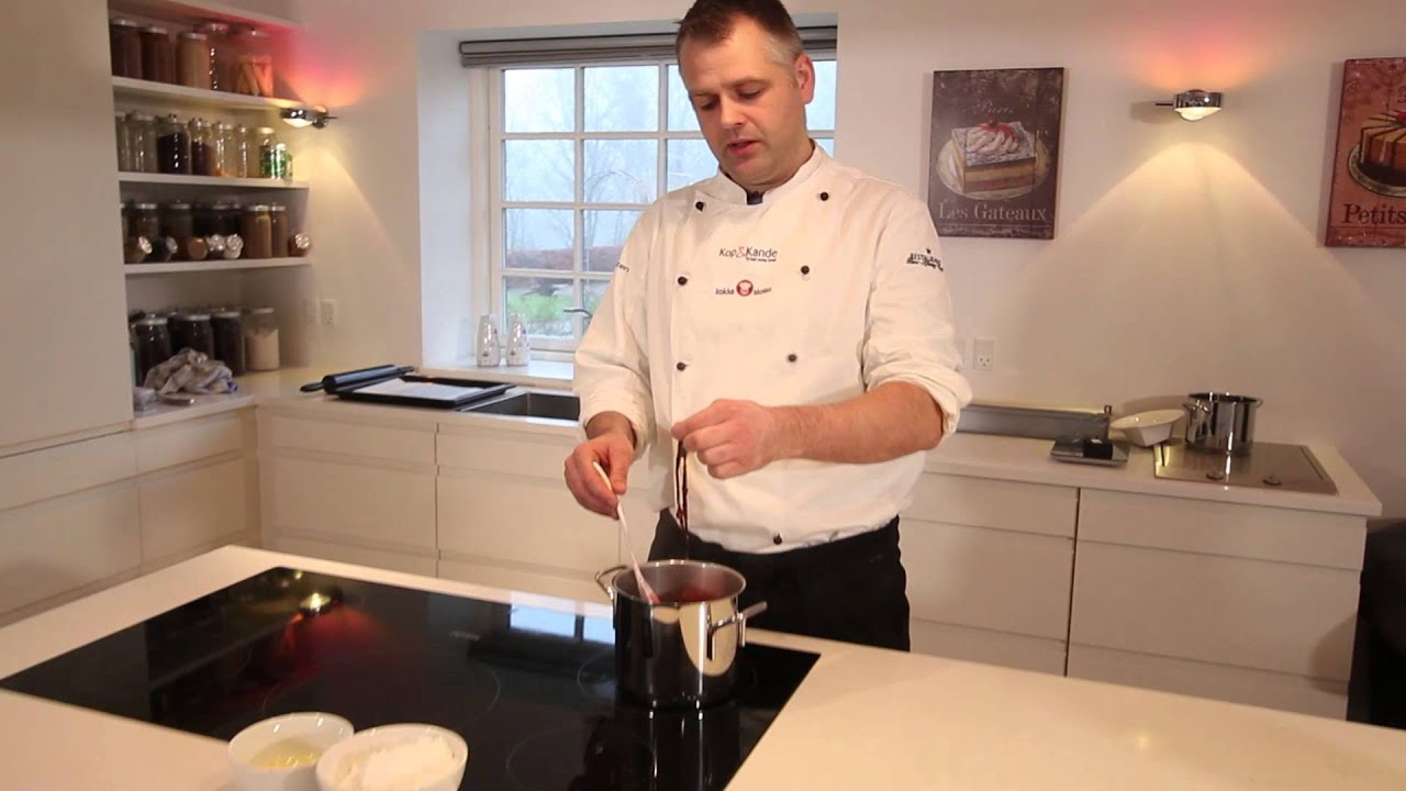 Hindbærsnitter fra Kokkeskolen