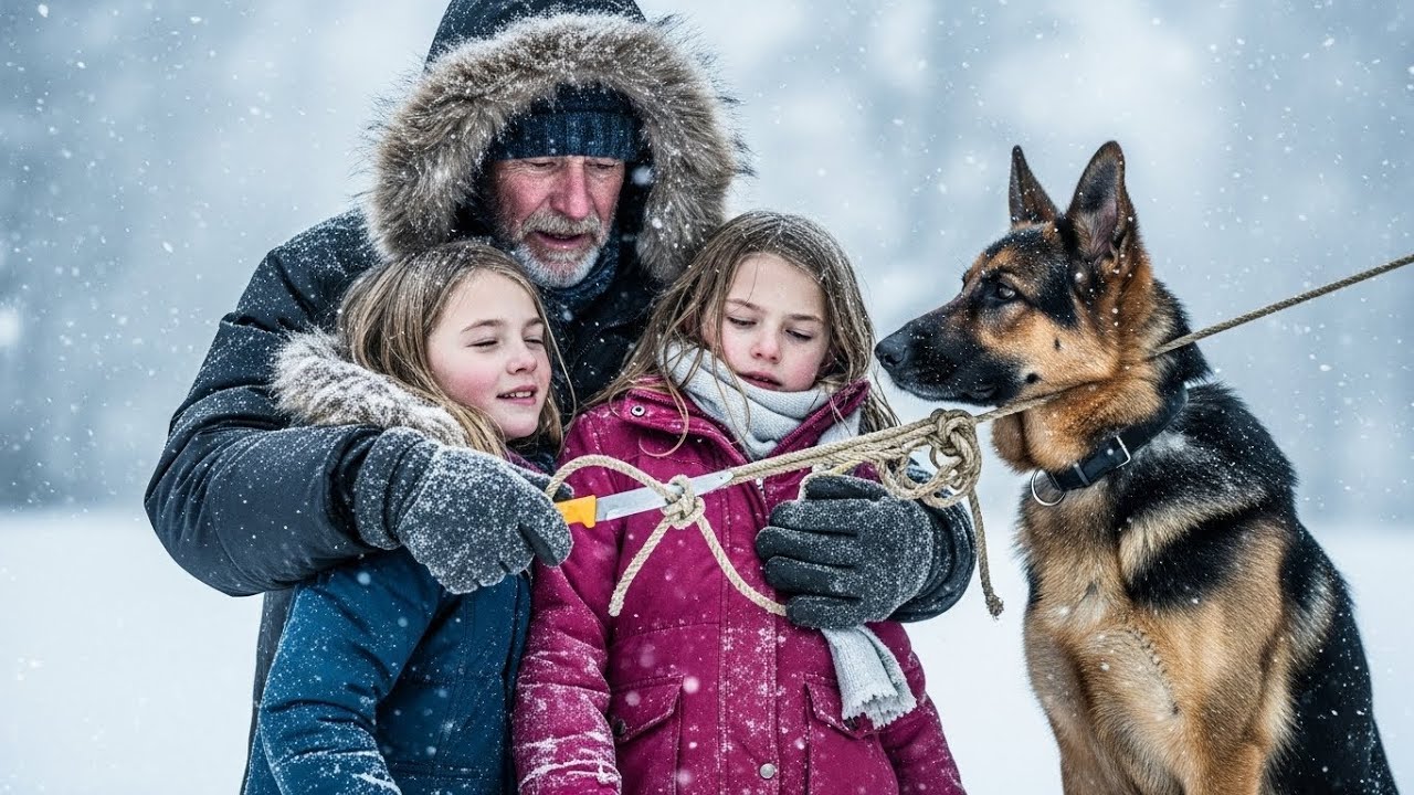 Three Poor Girls Left Hanging to Die in the Snow — Until the CEO and His K9 Showed Up