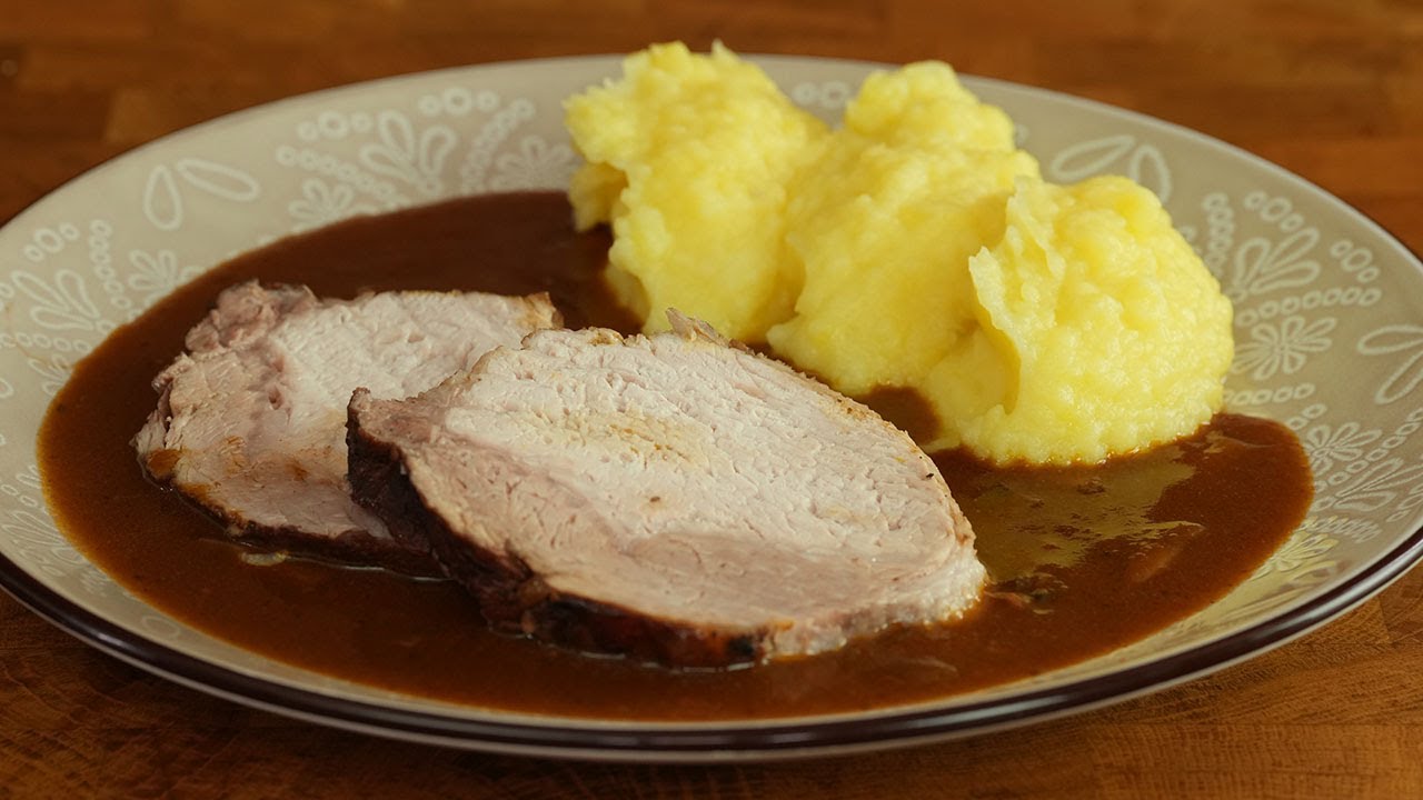 A True Comfort Dish: Pork Roast in Red Wine Sauce