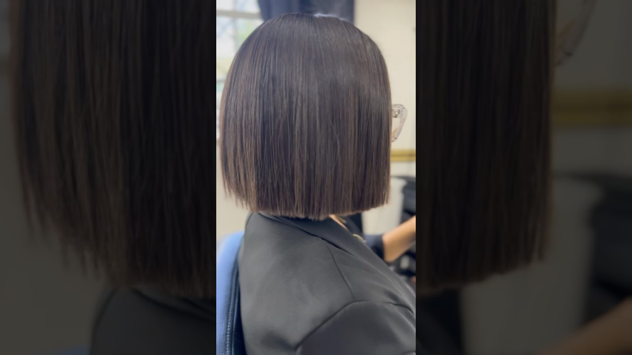 Corte de cabello recto #haircut cabello corto #shortcuts