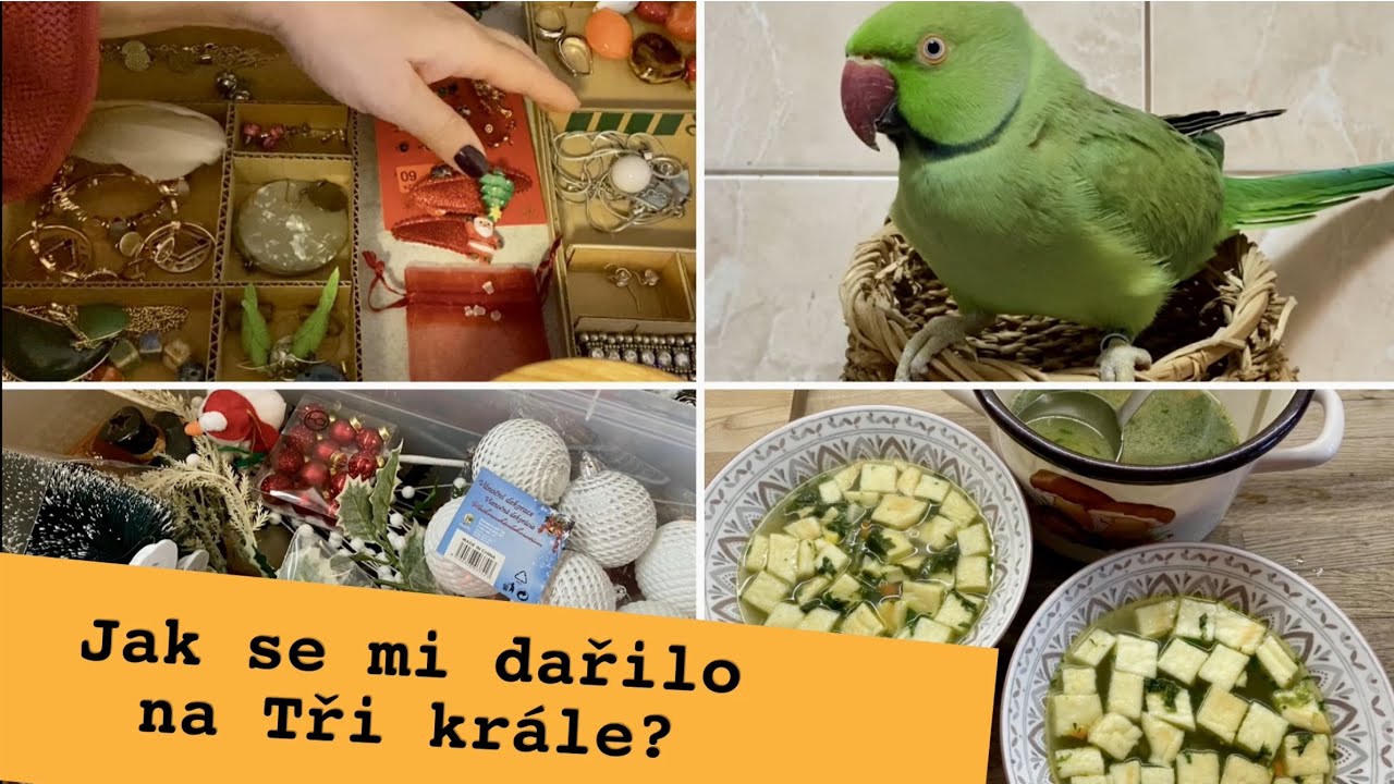 Vlog-povánoční úklid, horkovzdušná fritéza, svítek do polévky.
