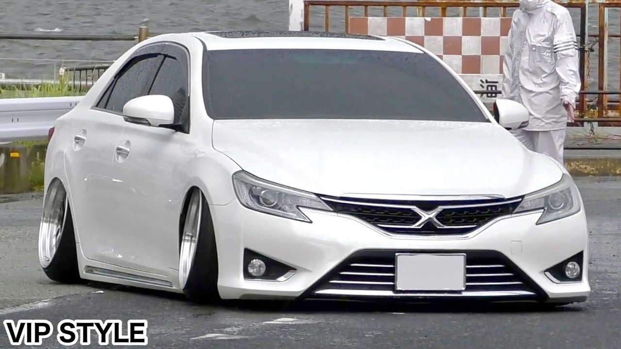 擦りすぎ‼︎ マークX,カムリ 搬出 加速サウンド 車高短 VIPスタイル