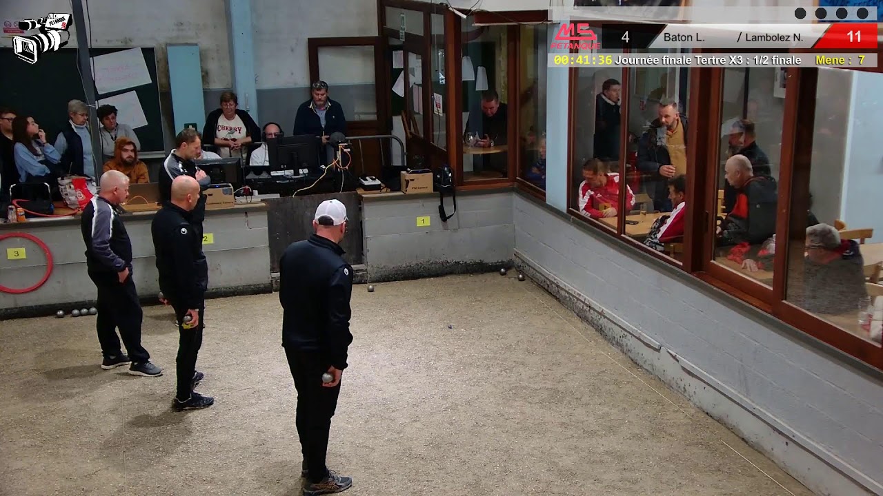 P&eacute;tanque, journ&eacute;e finale Tertre X3, 1/2 finale,