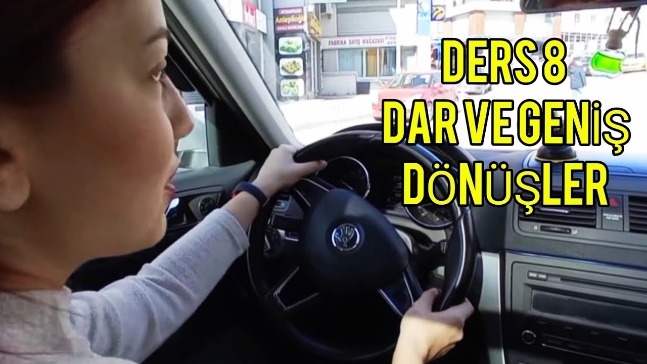 DERS 8 NEDEN SAĞA DAR, SOLA GENİŞ DÖNÜLÜR? DÖNÜŞ- KONTROLSÜZ KAVŞAK GEÇİŞLERİ