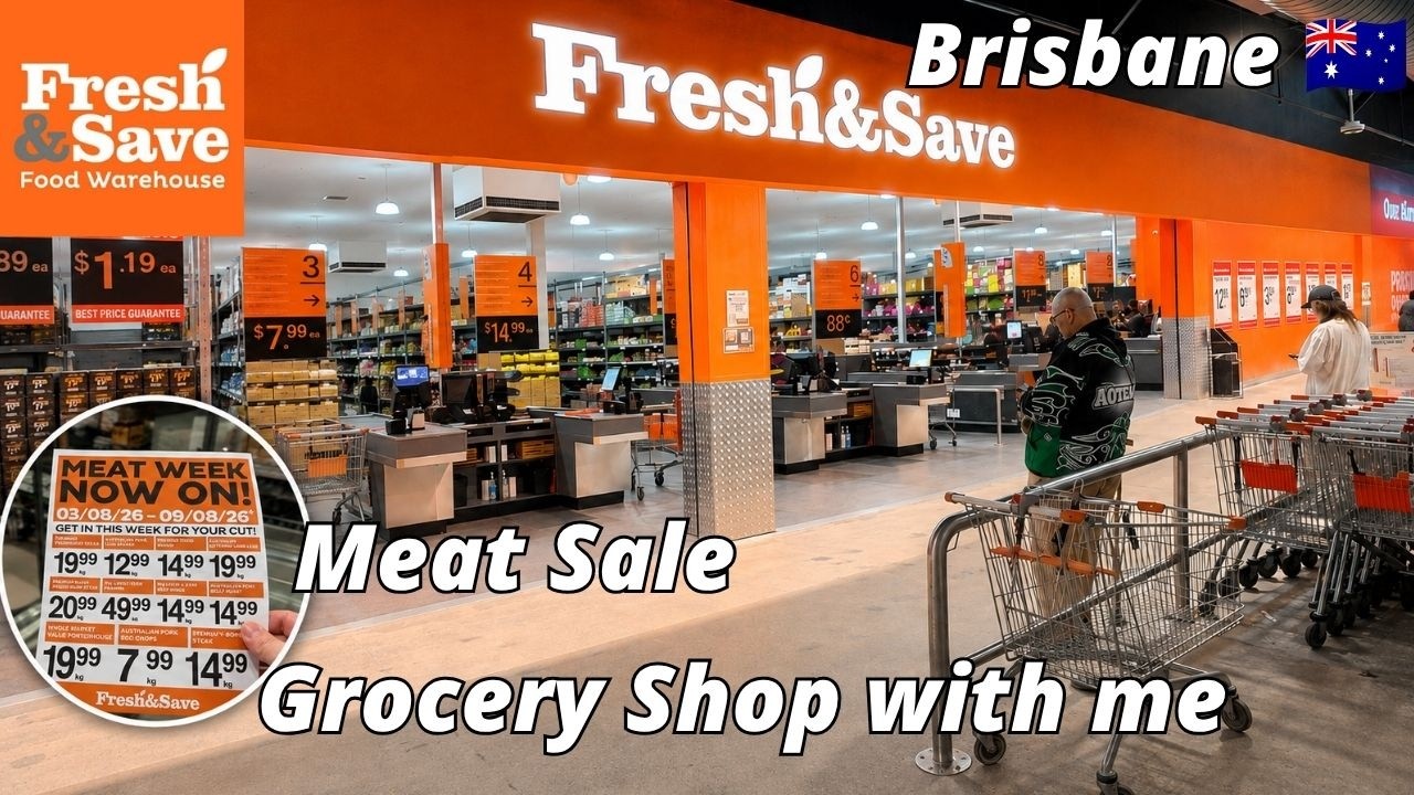 Супермаркет Fresh and Save в Брисбене, Австралия 🇦🇺 Шопинг со скидками вместе со мной &mdash; Мясные пр...