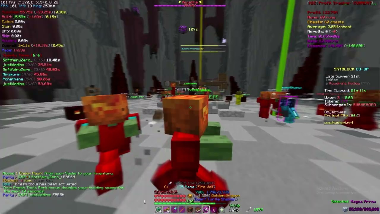 Infernal Kuudra but it's 360fps?