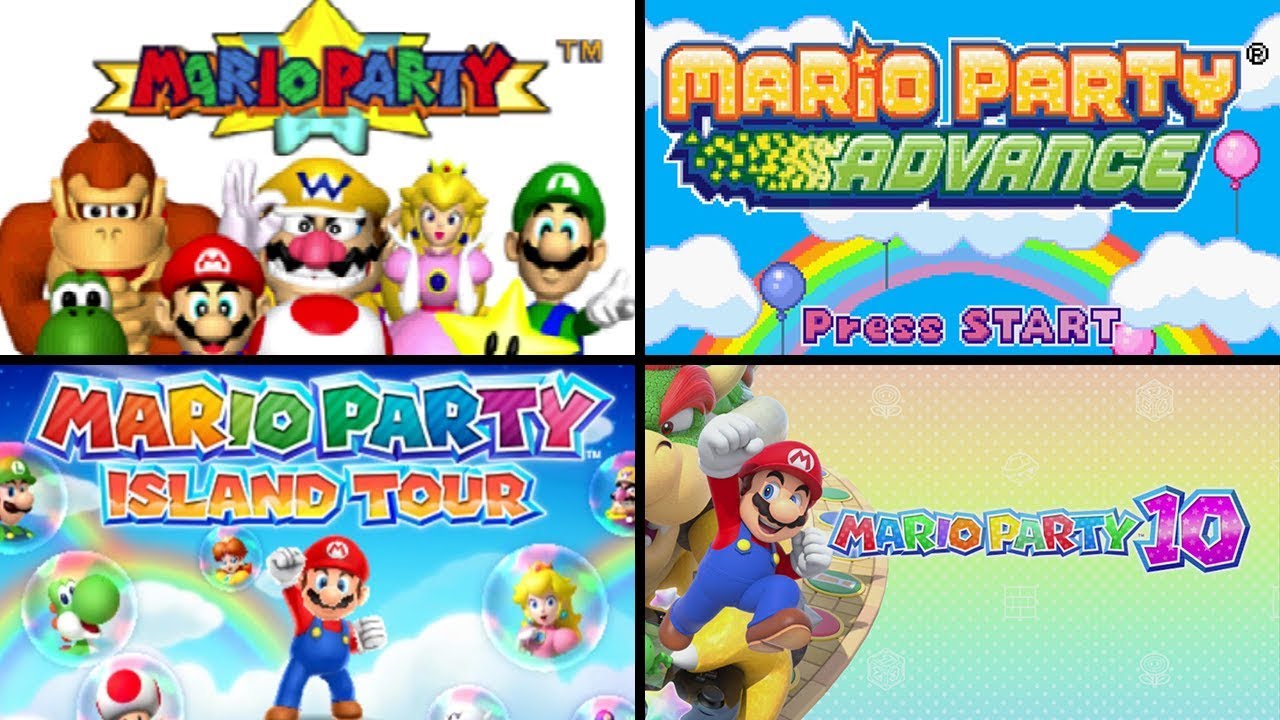 Evolution of Mario Party Intros HD (1999 - 2017)
