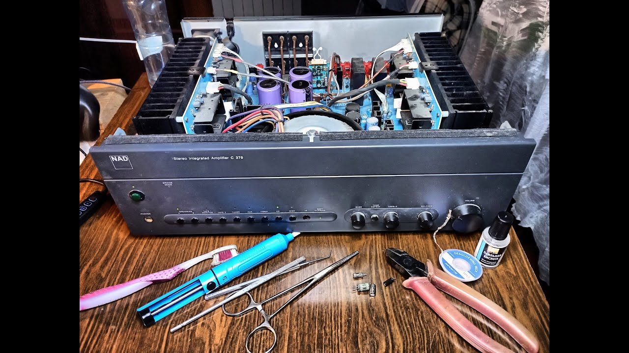 NAD C370 - сработала защита - ремонт Protect Module N13C370D07