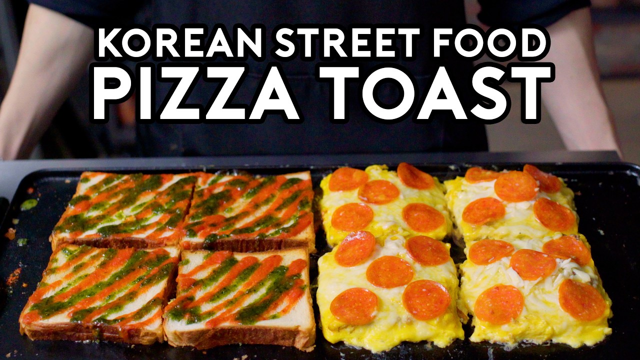Korean Pizza Toast | Anything With Alvin