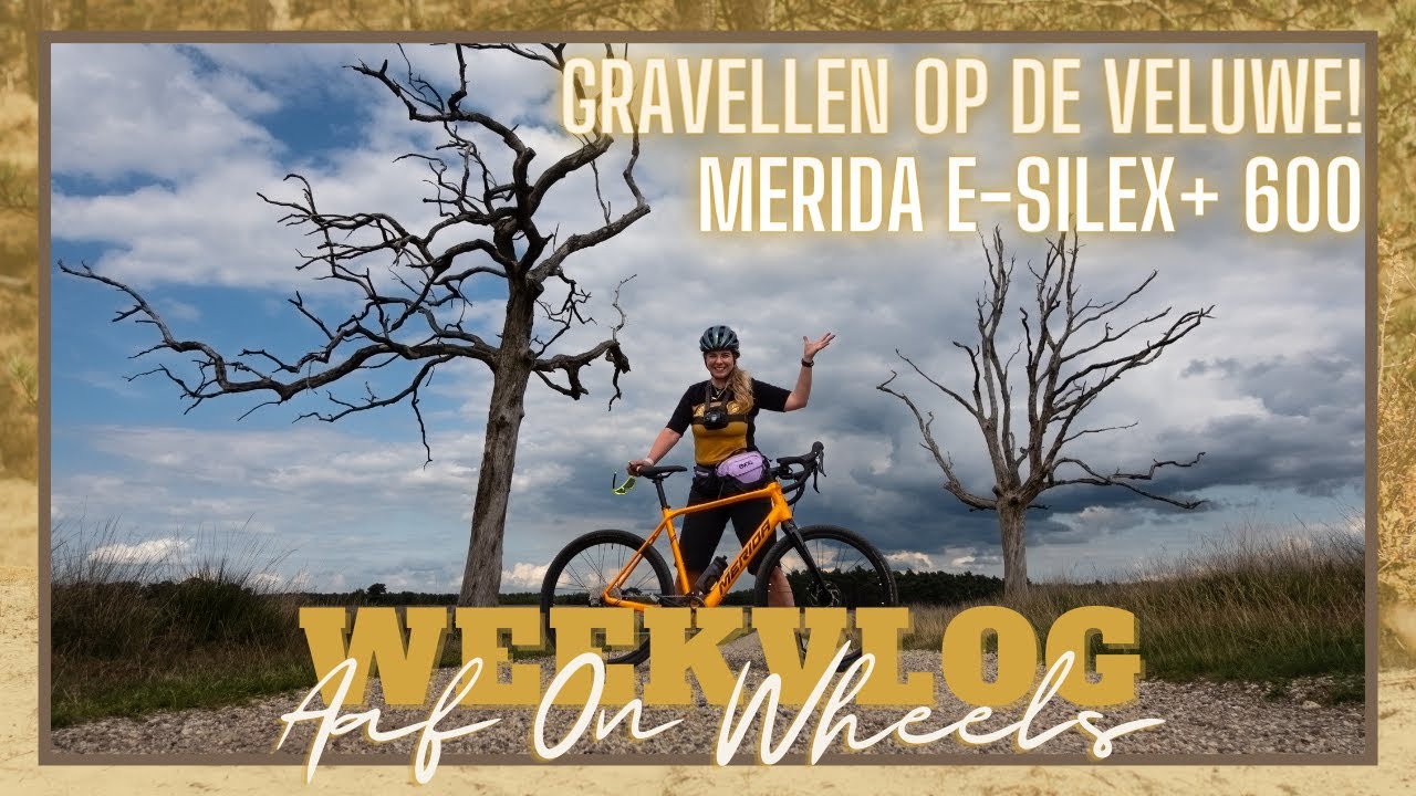 GRAVELLEN OP DE VELUWE! MERIDA E-SILEX 600 GRAVELBIKE・VLOG #103 | Aaf on Wheels ©