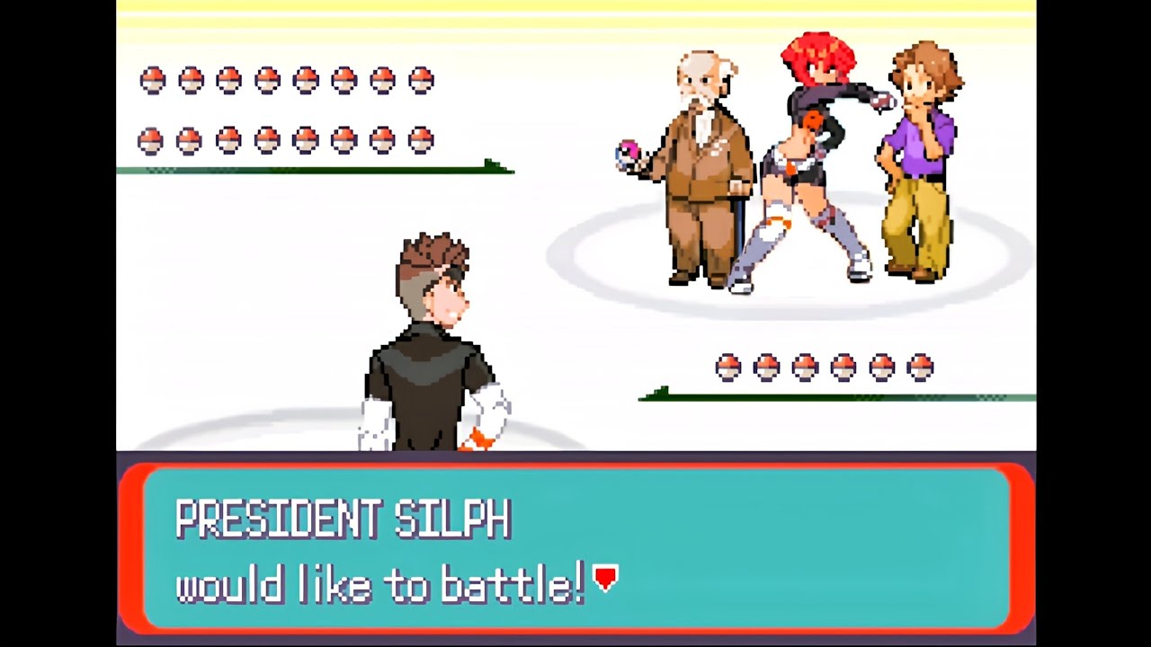 Pokemon Team Rocket Edition &mdash; Соперница Андра, президент Silph и коллекционер Билл @ Silph Co. (с...