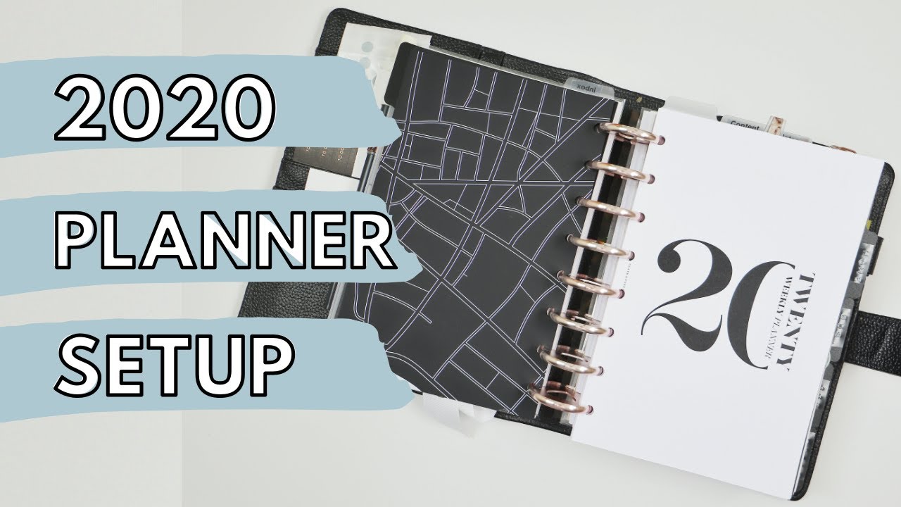 2020 Planner Setup