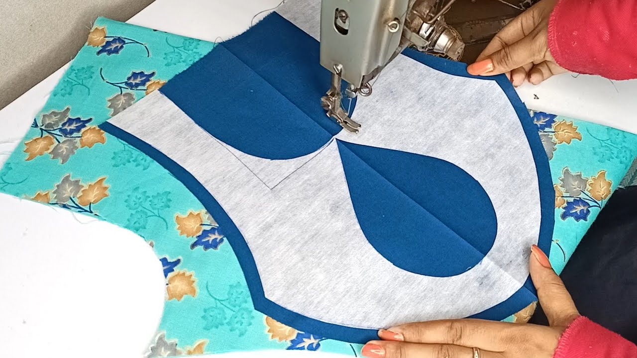 salwar suit se matching printed kurti neck design / printed fabric kurti neck design