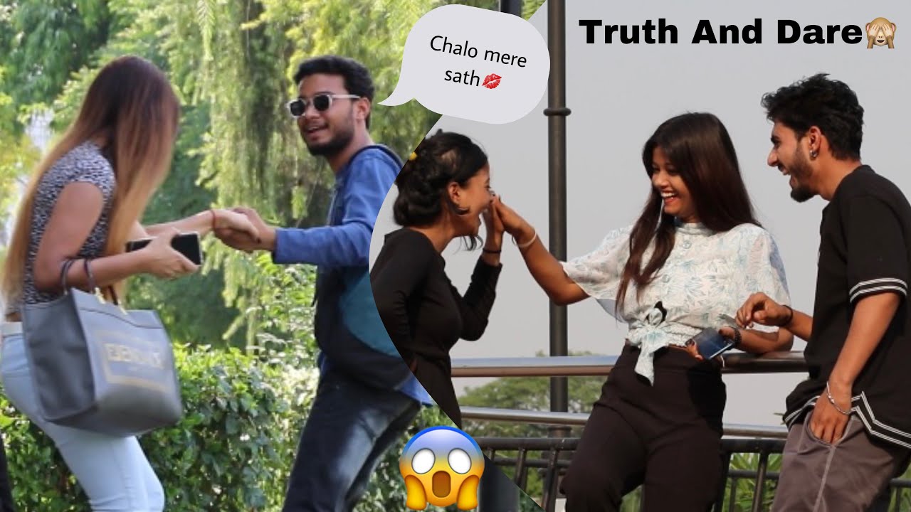 Truth And Dare Prank With Unknown Girls | Epic Reaction | Mahir Khan Official