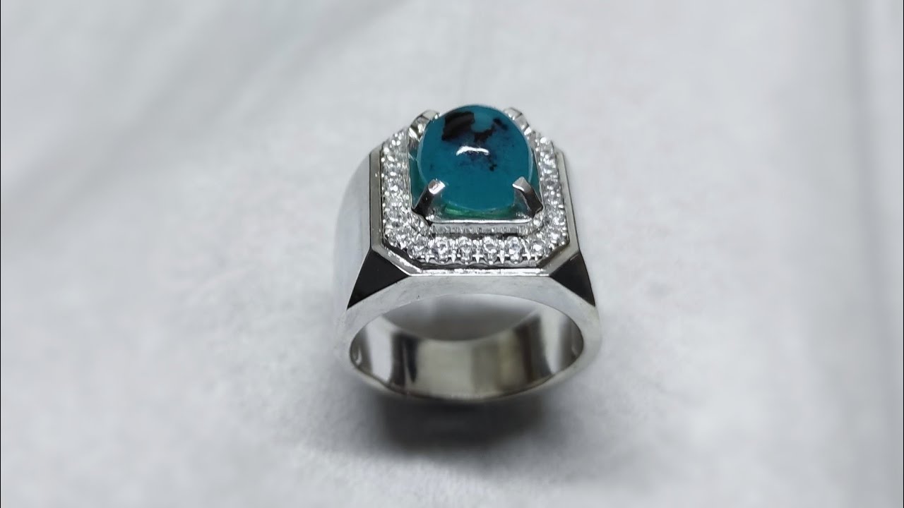 Membuat Cincin Perak Untuk Pria | Batu Akik Bacan