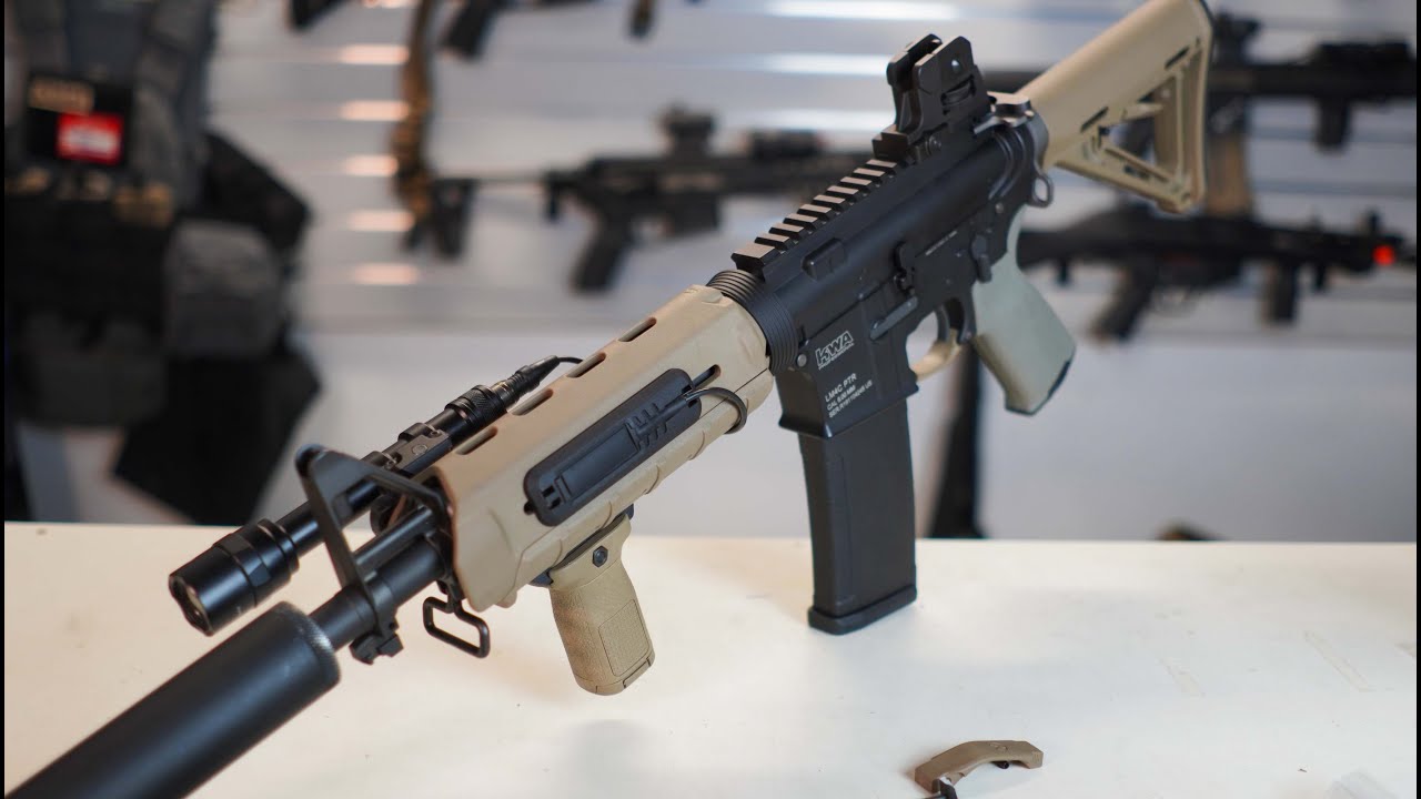 Тестируем новые аксессуары для газовой винтовки KWA LM4C GBB, посмотрим, что подходит, а что нет!