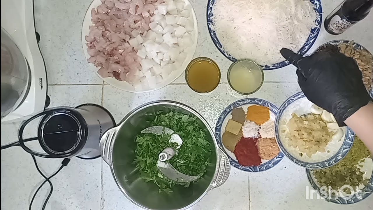 بسيطلات عامرين بالحوت والشعرية الصينية 