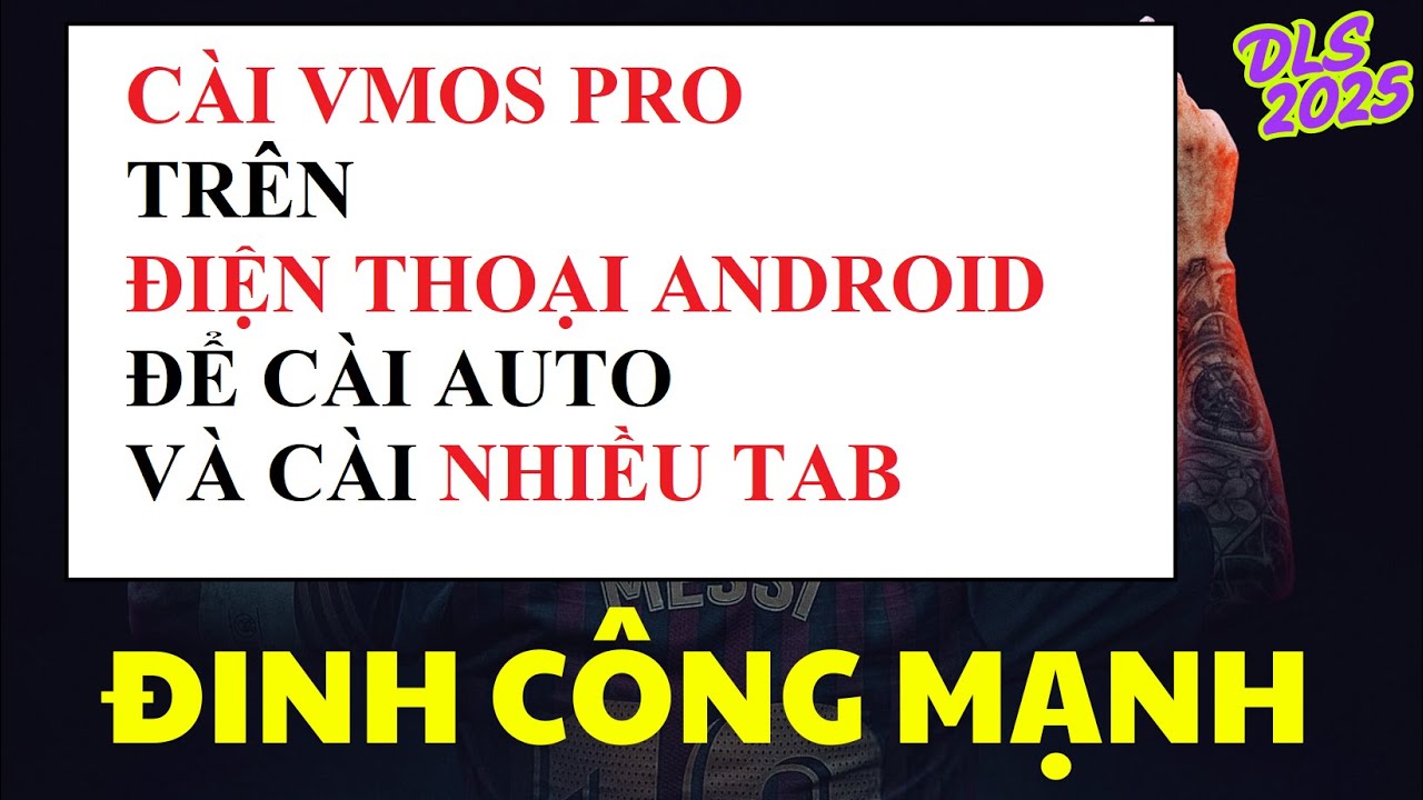 Cách cài vmos pro trên điện thoại android | Đinh Công Mạnh DLS