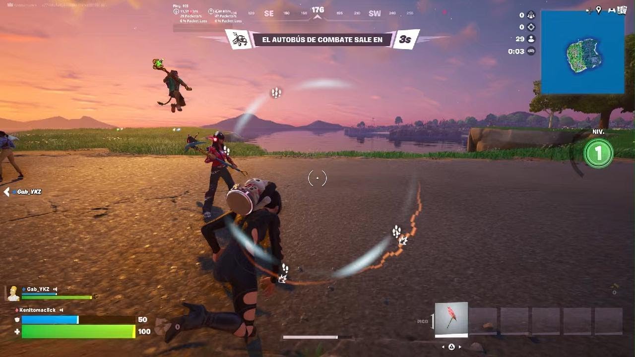 Ganamos en blitz con Axel en Fortnite