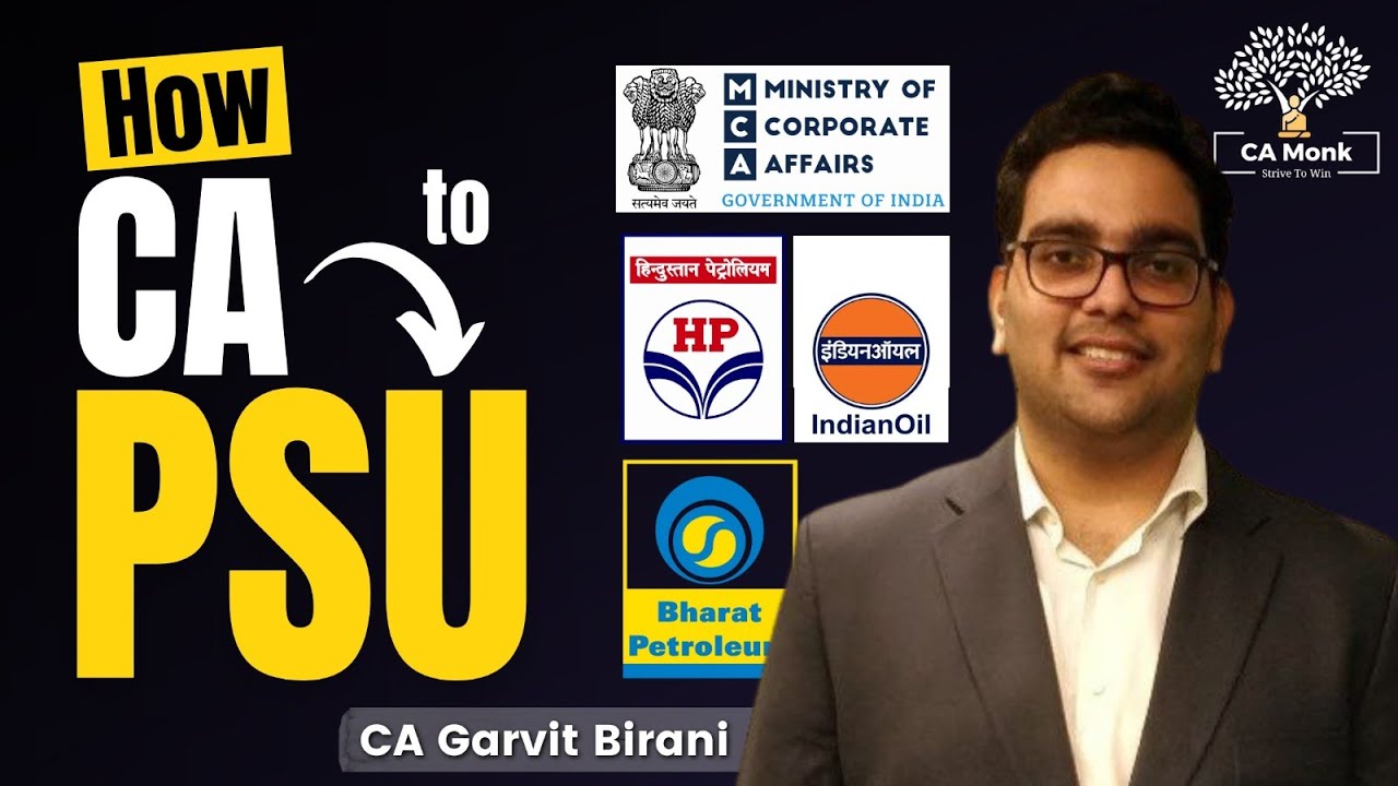 PSUs Jobs for Chartered Accountants | How CA can get Into PSUs?