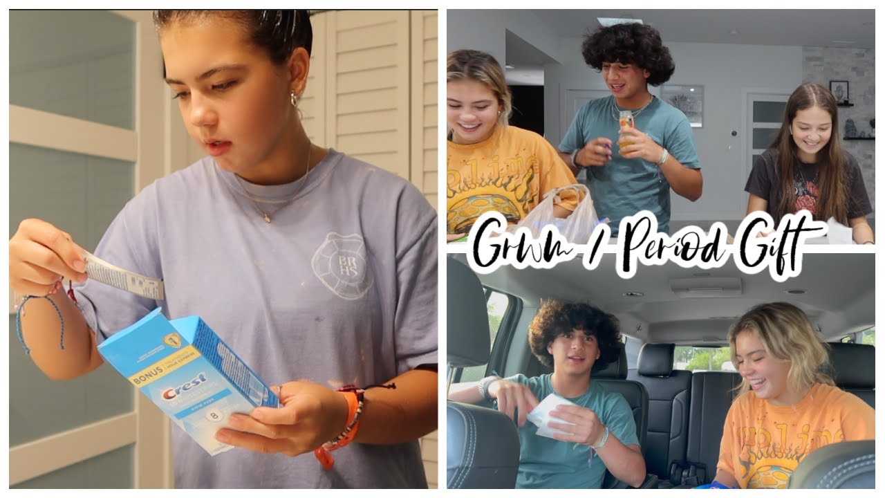 GRWM / PERIOD GIFT... she has a lot of pain  |VLOG#1348