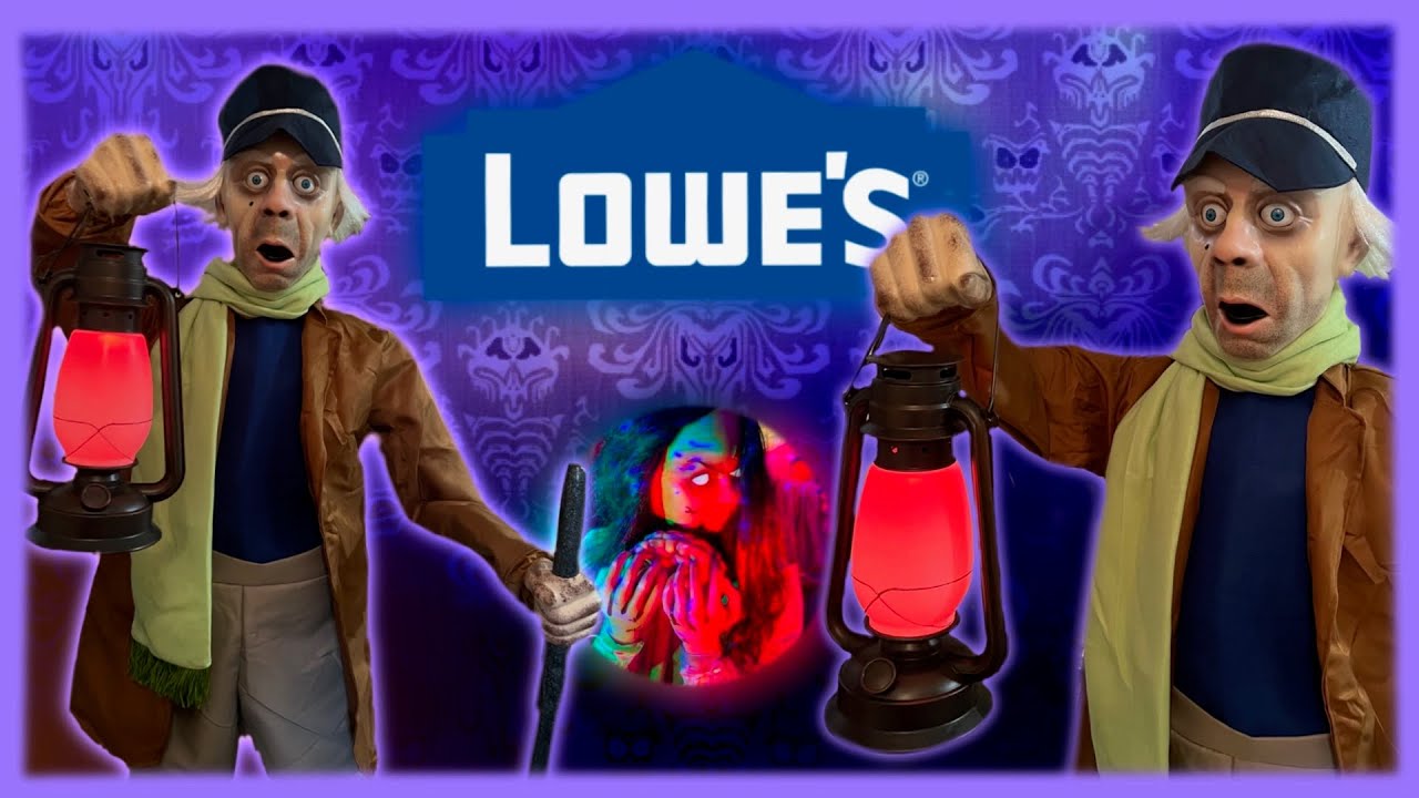 👻 UNBOXING & SET UP Lowes Disney’s The Haunted Mansion The Caretaker Life Size Animatronic Prop 🎃