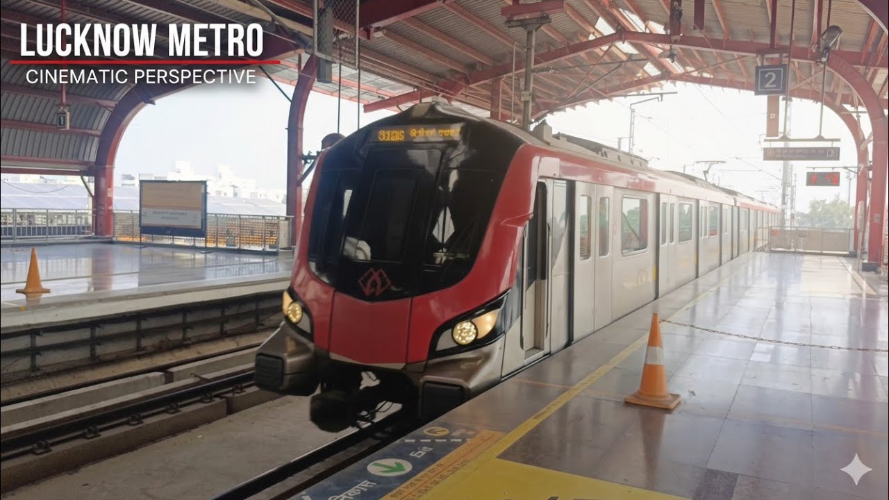 Lucknow metro 🚇 vibes...