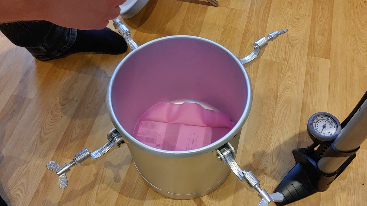 Pressure Pot conversion for Resin -Budget- -Bike Pump-