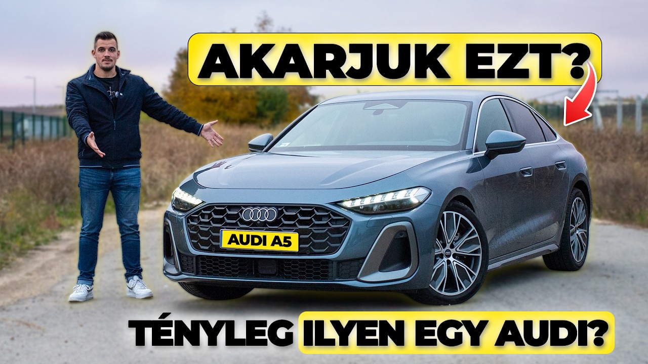 EZ MA EGY KÖZÉPKATEGÓRIÁS AUDI?! - Audi A5 (2025) 2.0 TFSI