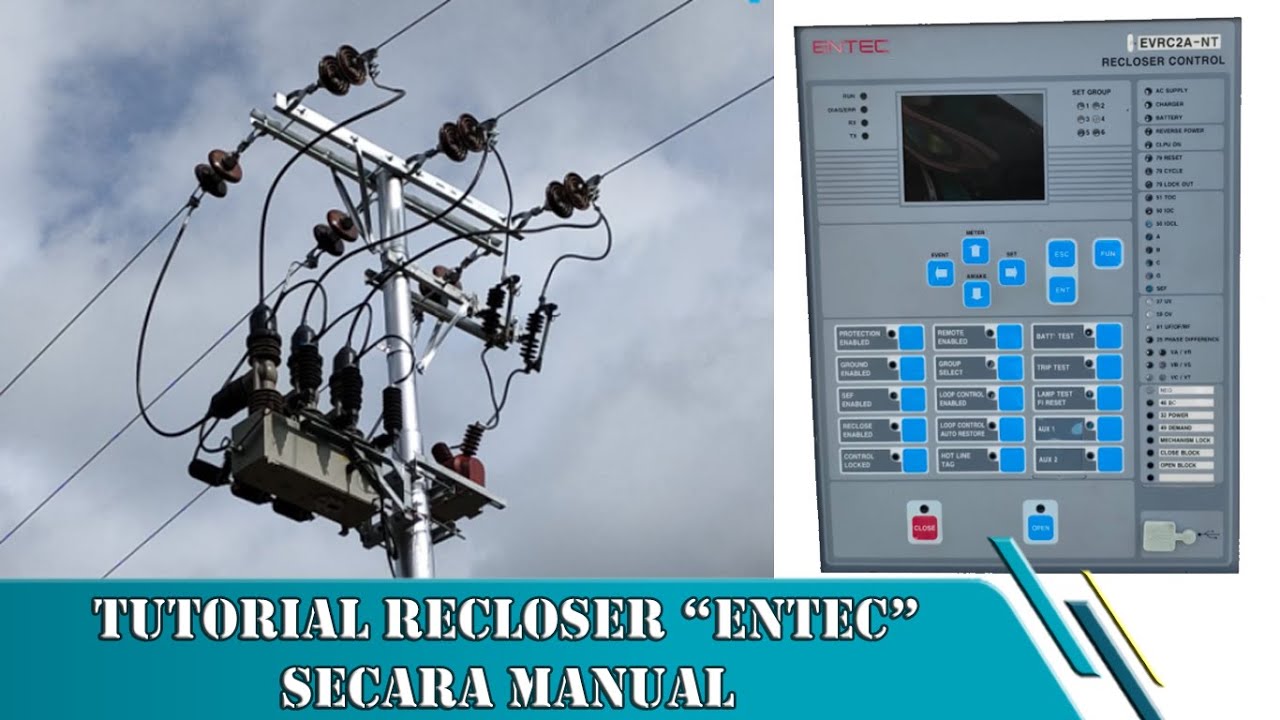 Tutorial Setting Recloser ENTEC Secara Manual || ENTEC || Recloser