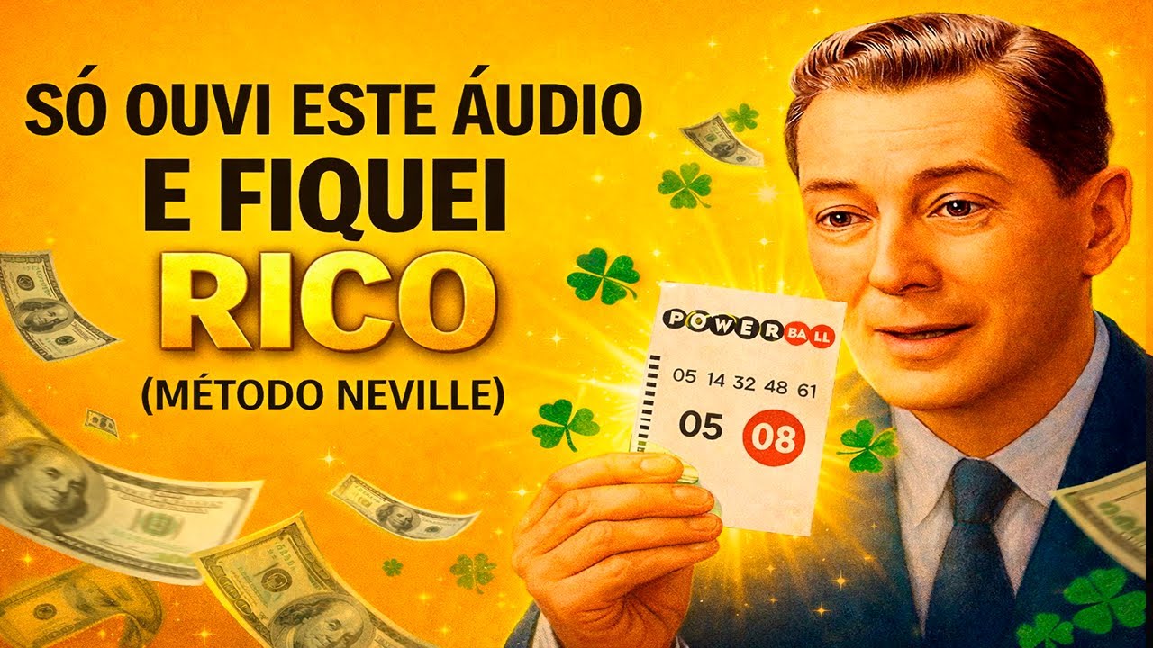 Apenas ouvi este áudio e ganhei na LOTERIA (Método Neville Goddard)