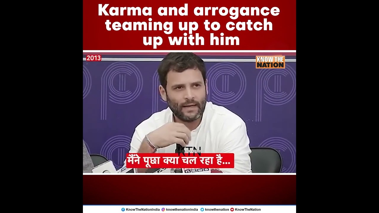 Karma and arrogance teaming up || Congress Dirty Politics