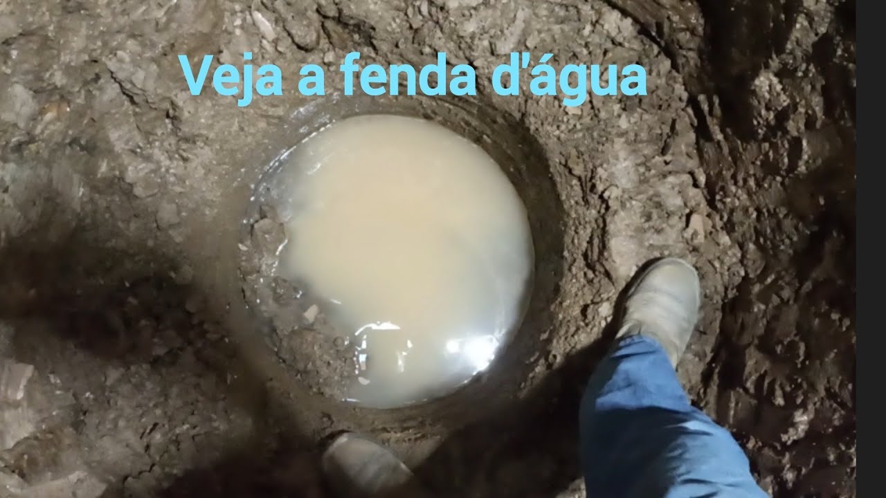 veja como procurar vêio d'água e profundidade da fenda