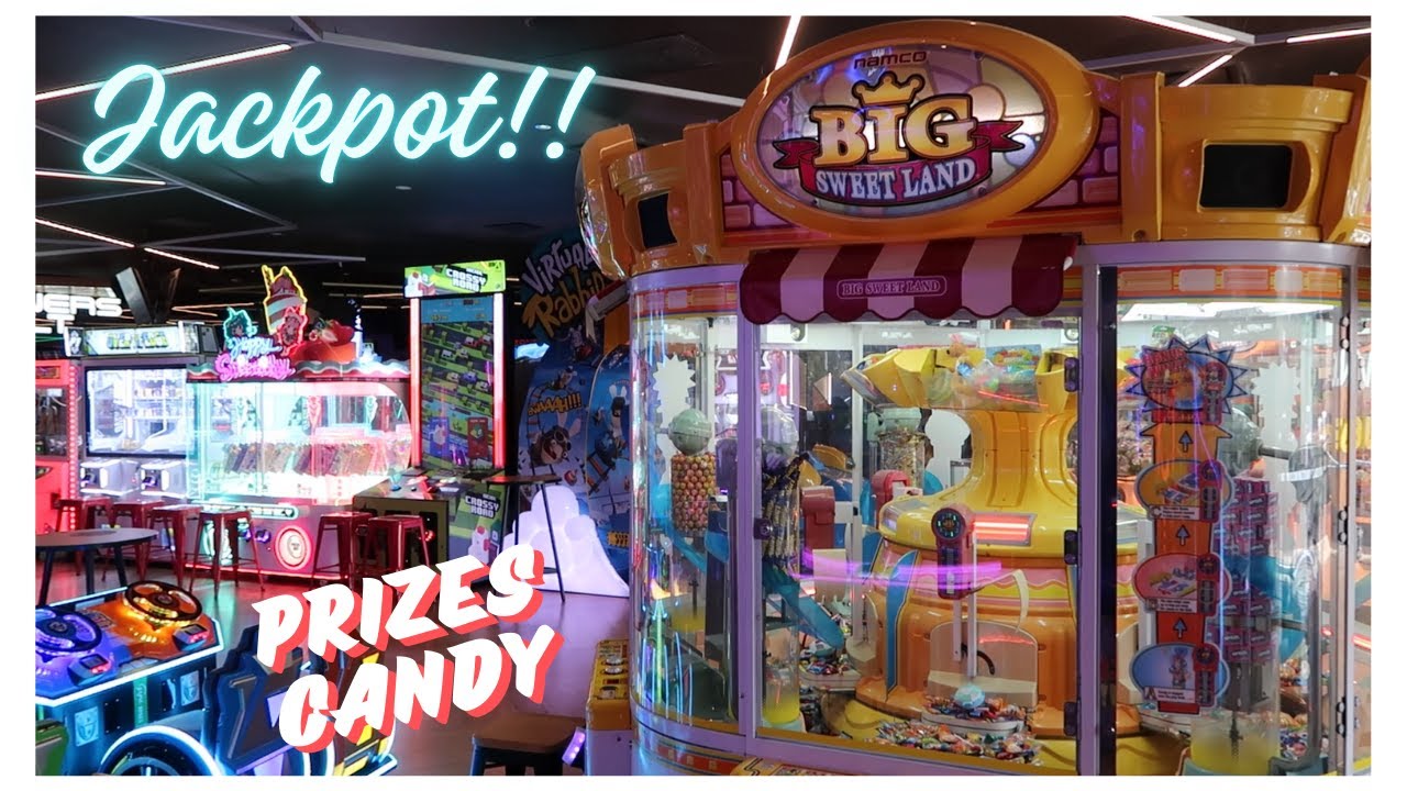 Candy Jackpot! Big Sweet Land - Candy Pusher Arcade Game + Trying a New Game - Timezone, Australia
