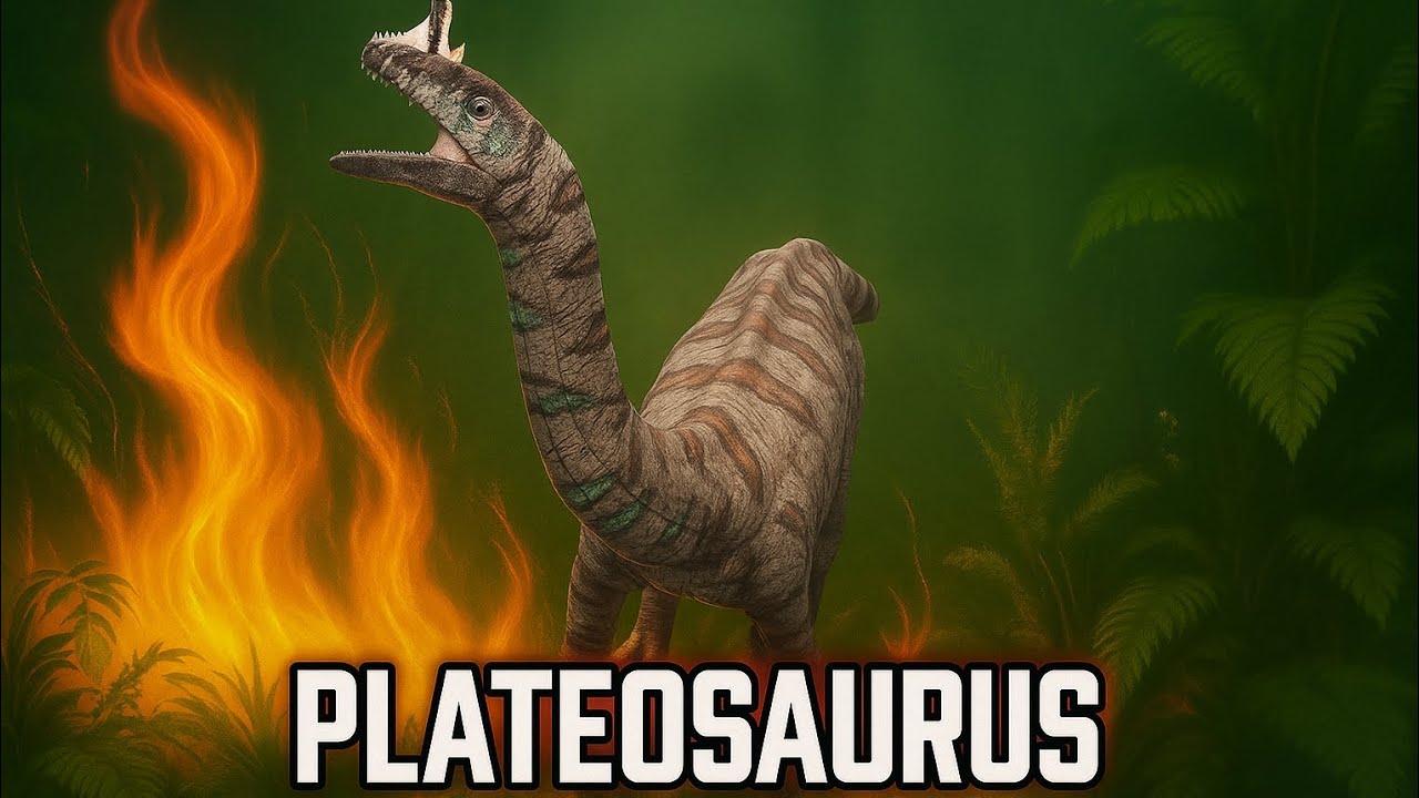 Jugando con el Plateosaurus en The cursed dinosaur isle 🌲🌿