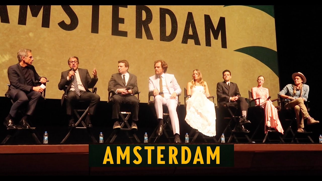 Amsterdam World Premiere Intro and Q & A (Drake, David O. Russell, Margot Robbie, Rami Malek)