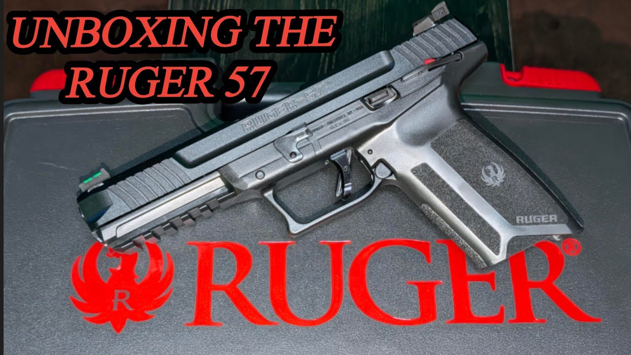 Распаковка пистолета Ruger 57 и инструкция по его правильной разборке и сборке.