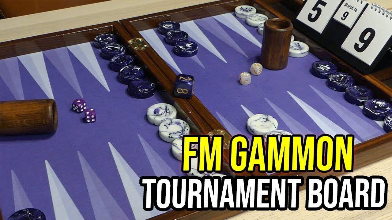 FM Gammon Tournament Backgammon Board Review
