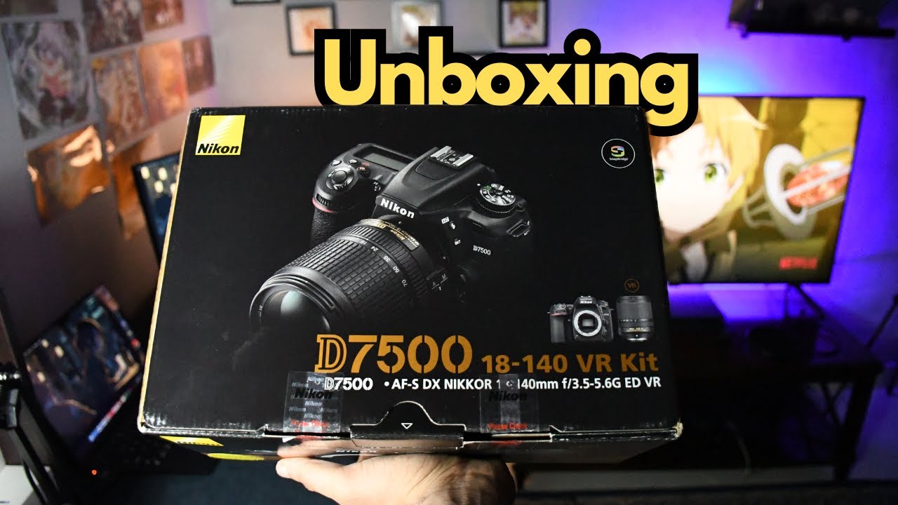 Nikon d7500 with 18-140mm kit lens UNBOXING!