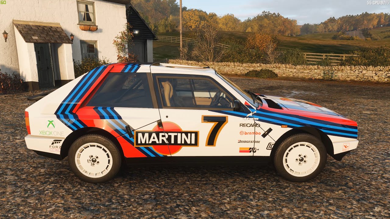 Forza Horizon 4 - 1986 Lancia Delta S4 - Car Show Speed Jump Crash Test . 1440p 60fps.