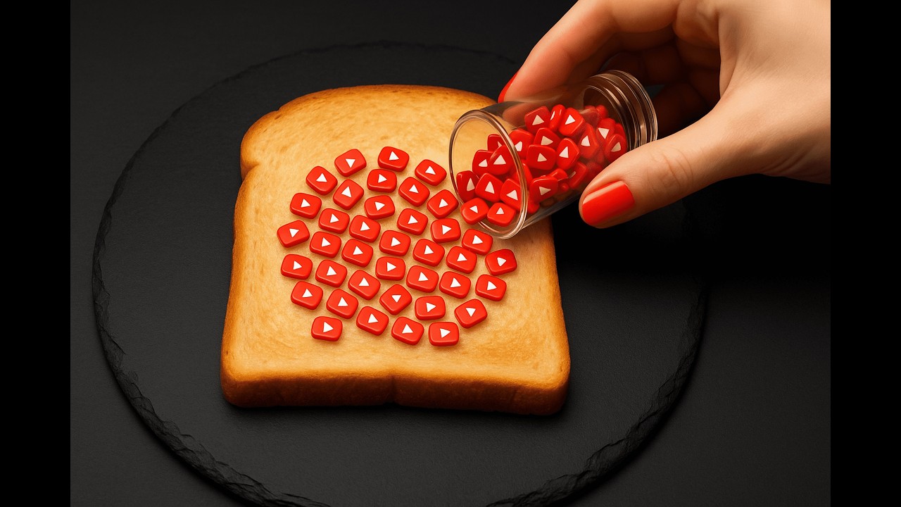 Spreading Every Social Media Logo on Toast 🍞 | Viral No-Talking ASMR | Oddly Satisfying Sounds