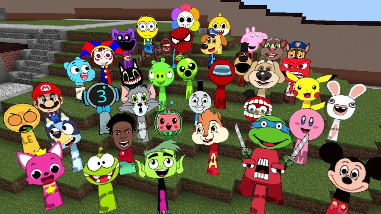 Spawn All New Sprunki OC to Minecraft PE