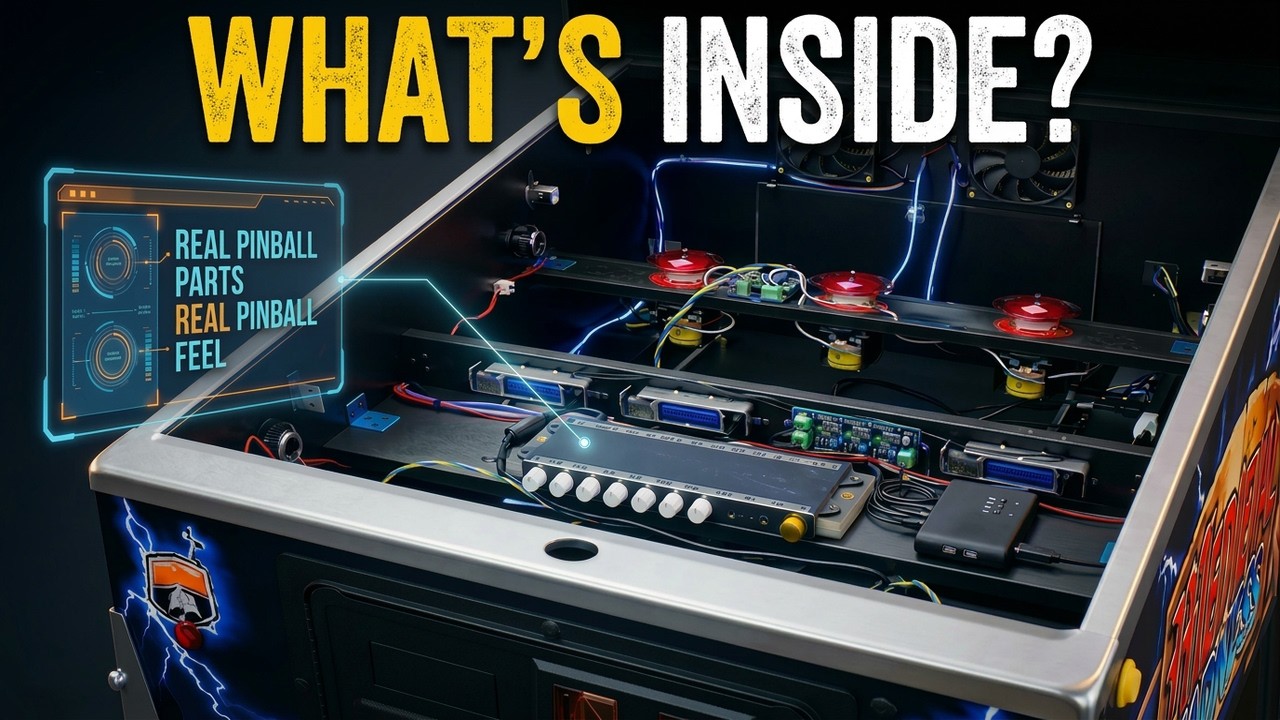 Pinballcabinet.com's Premium Wide-Body Virtual Pinball Cabinet - What's Inside?