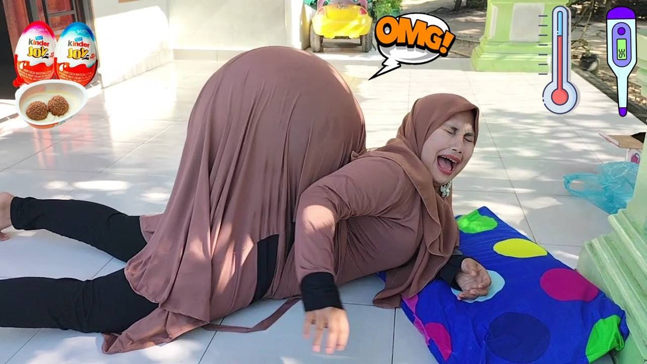 Drama Lucu 💢 😱 Ibu Hamil Tidur Di Kerjain Hamil Di punggung