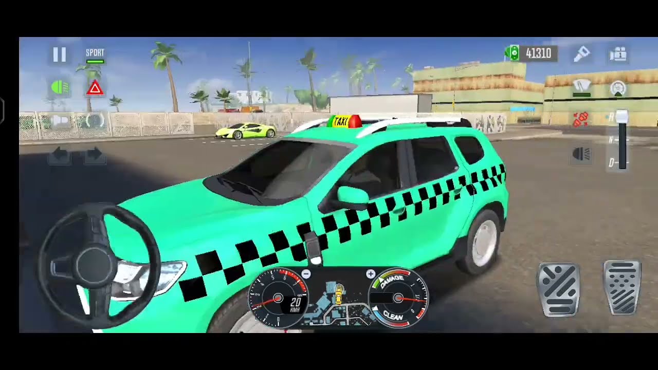 Unlock New Uber Car Fun Adventure Games Taxi SIM 2022 Android Taxi Gameplay Android iOS 안드로이드 게임 플레이