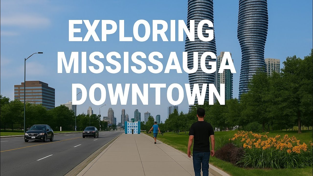 From towering condos to lively streets—experience Mississauga’s downtown magic! #CityLife | 4K 🇨🇦